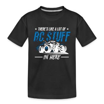 RC Model Racing There's Like A Lot RC Model Maker - Kids' Premium Organic T-Shirt - black - Front