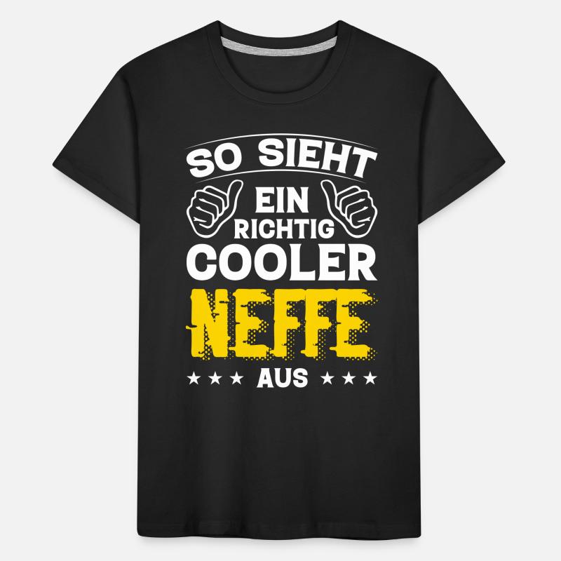 Neffe Neffe Geburtstag Neffe Sprüche Bester Neffe Kinder Premium Bio T-Shirt