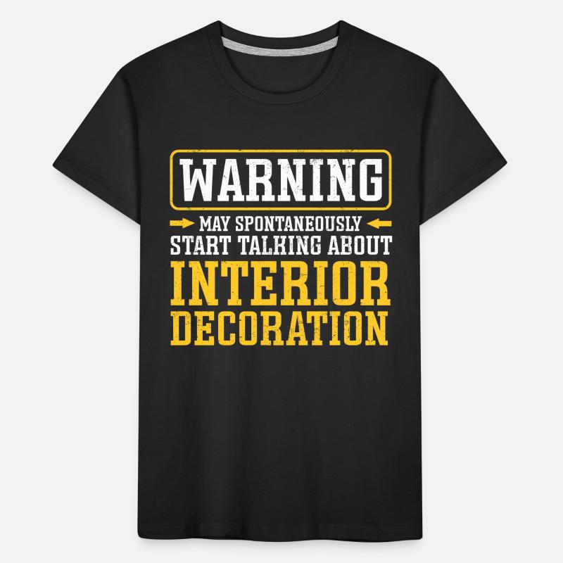 Interior Designer Gift Interior Decoration Designer Kids' Premium Organic T-Shirt