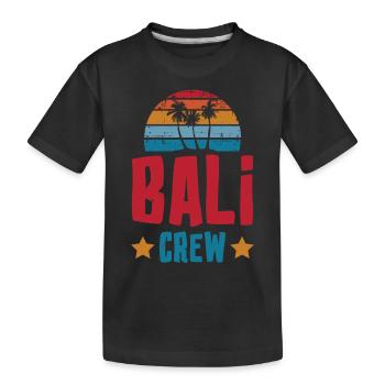 Équipage de Bali - T-shirt bio Premium Enfant - noir - Devant