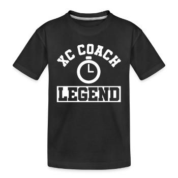 Xc-lauftrainer-design Für Einen - T-shirt bio Premium Enfant - noir - Devant