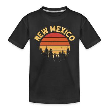 Nouveau-Mexique - T-shirt bio Premium Enfant - noir - Devant