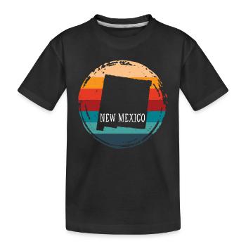 Nouveau-Mexique - T-shirt bio Premium Enfant - noir - Devant