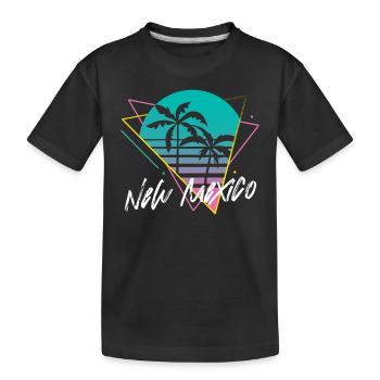 Nouveau-Mexique - T-shirt bio Premium Enfant - noir - Devant