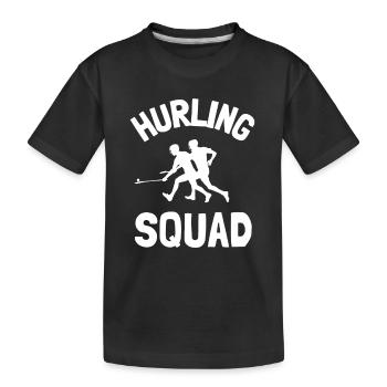 Irish Dublin Hurling - Kinder Premium Bio T-Shirt - Schwarz - Vorne