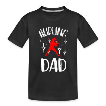 Irish Dublin Hurling - Kinder Premium Bio T-Shirt - Schwarz - Vorne
