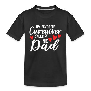 Infirmière soignante - T-shirt bio Premium Enfant - noir - Devant