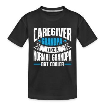 Infirmière soignante - T-shirt bio Premium Enfant - noir - Devant