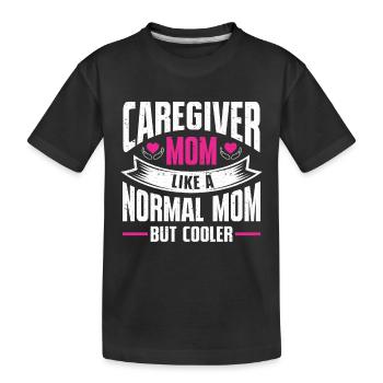 Infirmière soignante - T-shirt bio Premium Enfant - noir - Devant