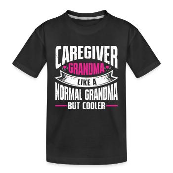 Infirmière soignante - T-shirt bio Premium Enfant - noir - Devant