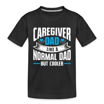 Infirmière soignante - T-shirt bio Premium Enfant - noir - Devant