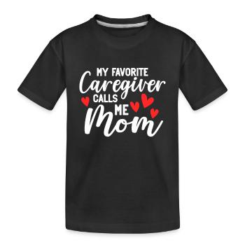 Infirmière soignante - T-shirt bio Premium Enfant - noir - Devant