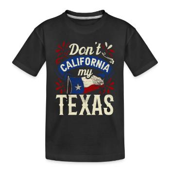 Californie Texas Texan Pride Dictons texans - T-shirt bio Premium Enfant - noir - Devant