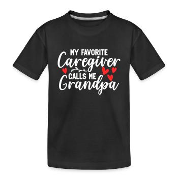 Infirmière soignante - T-shirt bio Premium Enfant - noir - Devant