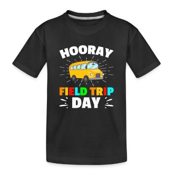 Journée d’excursion de l’enseignant sur le terrain - T-shirt bio Premium Enfant - noir - Devant