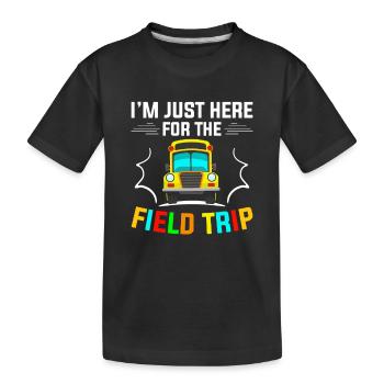 Journée d’excursion de l’enseignant sur le terrain - T-shirt bio Premium Enfant - noir - Devant