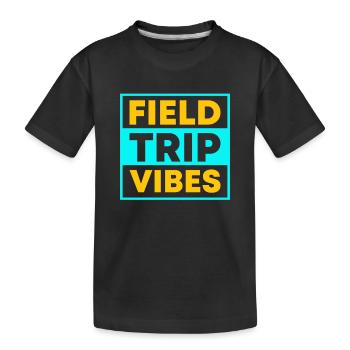 Journée d’excursion de l’enseignant sur le terrain - T-shirt bio Premium Enfant - noir - Devant