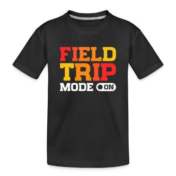 Journée d’excursion de l’enseignant sur le terrain - T-shirt bio Premium Enfant - noir - Devant