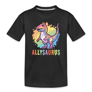 Allysaurus Lover LGBT Transgender Community Lover - T-shirt bio Premium Enfant - noir - Devant