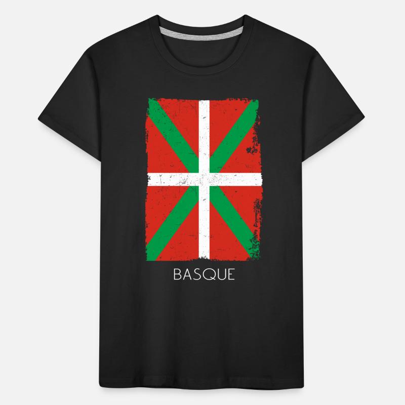 Basque Country Basque Flag Kids' Premium Organic T-Shirt