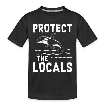 Orca Killer Whale Protection Marine Conservationist - T-shirt bio Premium Enfant - noir - Devant
