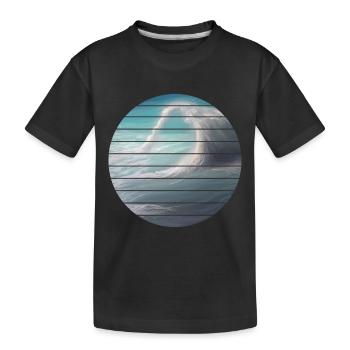 voilier voilier voilier voilier voilier voilier - T-shirt bio Premium Enfant - noir - Devant