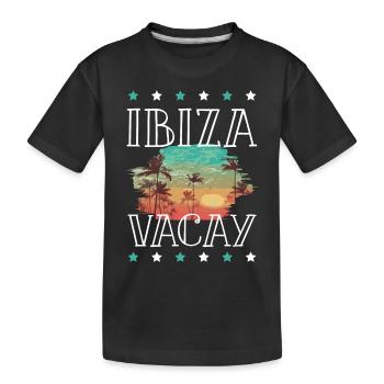 Ibiza Tourisme - T-shirt bio Premium Enfant - noir - Devant