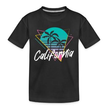 Californie - T-shirt bio Premium Enfant - noir - Devant