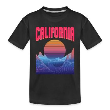 Californie - T-shirt bio Premium Enfant - noir - Devant