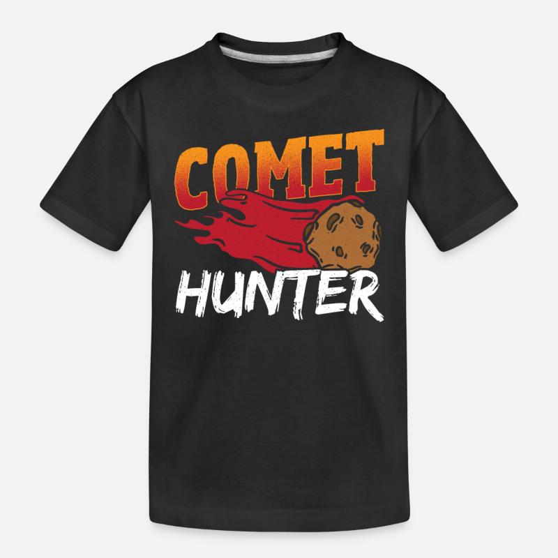 Carte de la constellation d’astronomie Comet Hunter - T-shirt bio Premium Enfant - noir