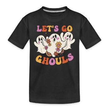 Let’s Go Ghouls Halloween - T-shirt bio Premium Enfant - noir - Devant