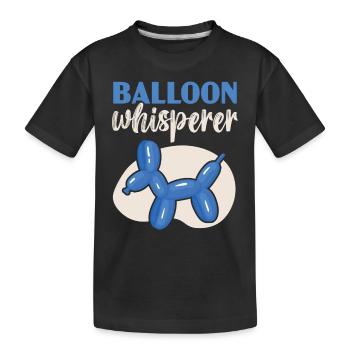 Balloon Whisperer Balloon Twist Balloon Modélisation - T-shirt bio Premium Enfant - noir - Devant