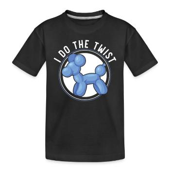 Je fais le Twist Balloon Twist Balloon Modelli - T-shirt bio Premium Enfant - noir - Devant