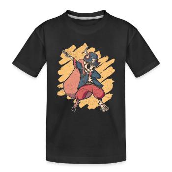 Halloween Dabbing Pirate Skeleton Funny Dab Dance - T-shirt bio Premium Enfant - noir - Devant