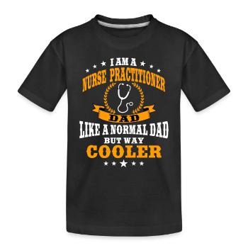 Papa infirmier - T-shirt bio Premium Enfant - noir - Devant