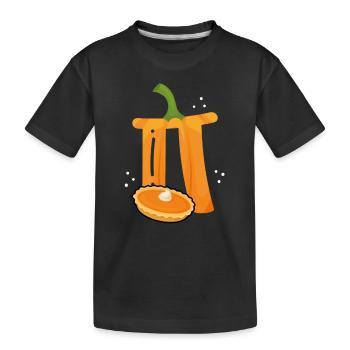Pi comme un gâteau - T-shirt bio Premium Enfant - noir - Devant