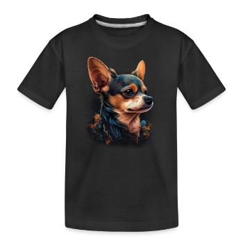 Chihuahua | Puppy Mom Funny Dog Cute Beautiful - Kids' Premium Organic T-Shirt - black - Front