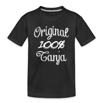 Original 100% Tanja - T-shirt bio Premium Enfant - noir - Devant