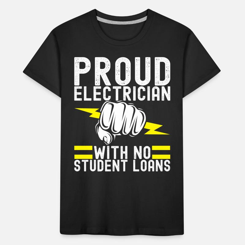Electrician Electronics Technician Kids' Premium Organic T-Shirt