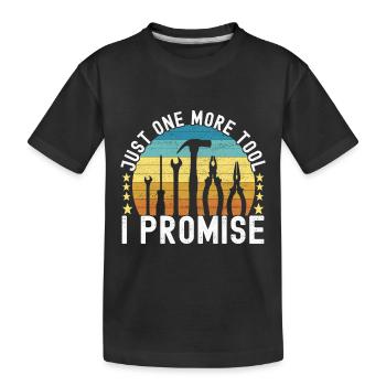 Electrician Electronics Technician - Kids' Premium Organic T-Shirt - black - Front