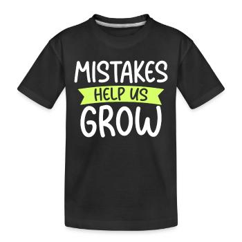 Le premier jour d’école aide à retrouver les erreurs scolaires - T-shirt bio Premium Enfant - noir - Devant