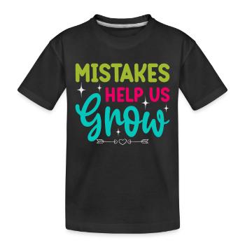 Le premier jour d’école aide à retrouver les erreurs scolaires - T-shirt bio Premium Enfant - noir - Devant