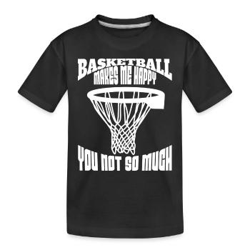 Basketball Basketball Player Basketball Team - T-shirt bio Premium Enfant - noir - Devant