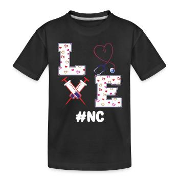 Nurse Consultant Shirt - Kids' Premium Organic T-Shirt - black - Front