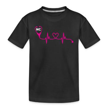 Cute Nc - Infirmière consultante - T-shirt bio Premium Enfant - noir - Devant