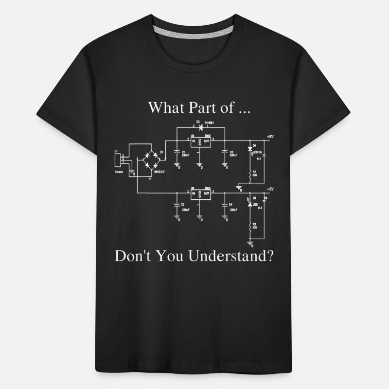 Electrical Engineer Gift Funny Engineering Sarcasm Kids' Premium Organic T-Shirt
