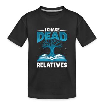 Arbre généalogique Historien de la famille Généalogie Généalogiste - T-shirt bio Premium Enfant - noir - Devant