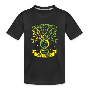 Arbre généalogique Historien de la famille Généalogie Généalogiste - T-shirt bio Premium Enfant - noir - Devant