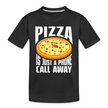 Pizza Italie Pizza Pizza Cuisine - T-shirt bio Premium Enfant - noir - Devant