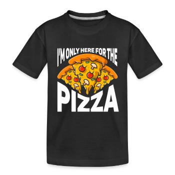 Pizza Italie Pizza Pizza Cuisine - T-shirt bio Premium Enfant - noir - Devant